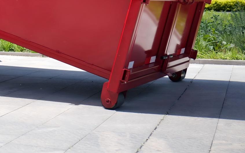 Roller for Dumpster